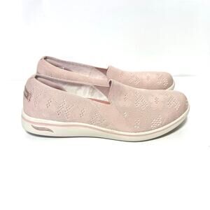 Skechers Women’s Size 9.5 M Blush  Air Cooled Arch Fit Slip On Sneakers Shoes